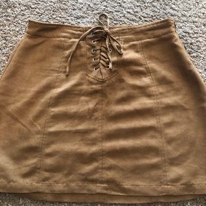 Jack by BB Dakota Fuad Suede Skirt